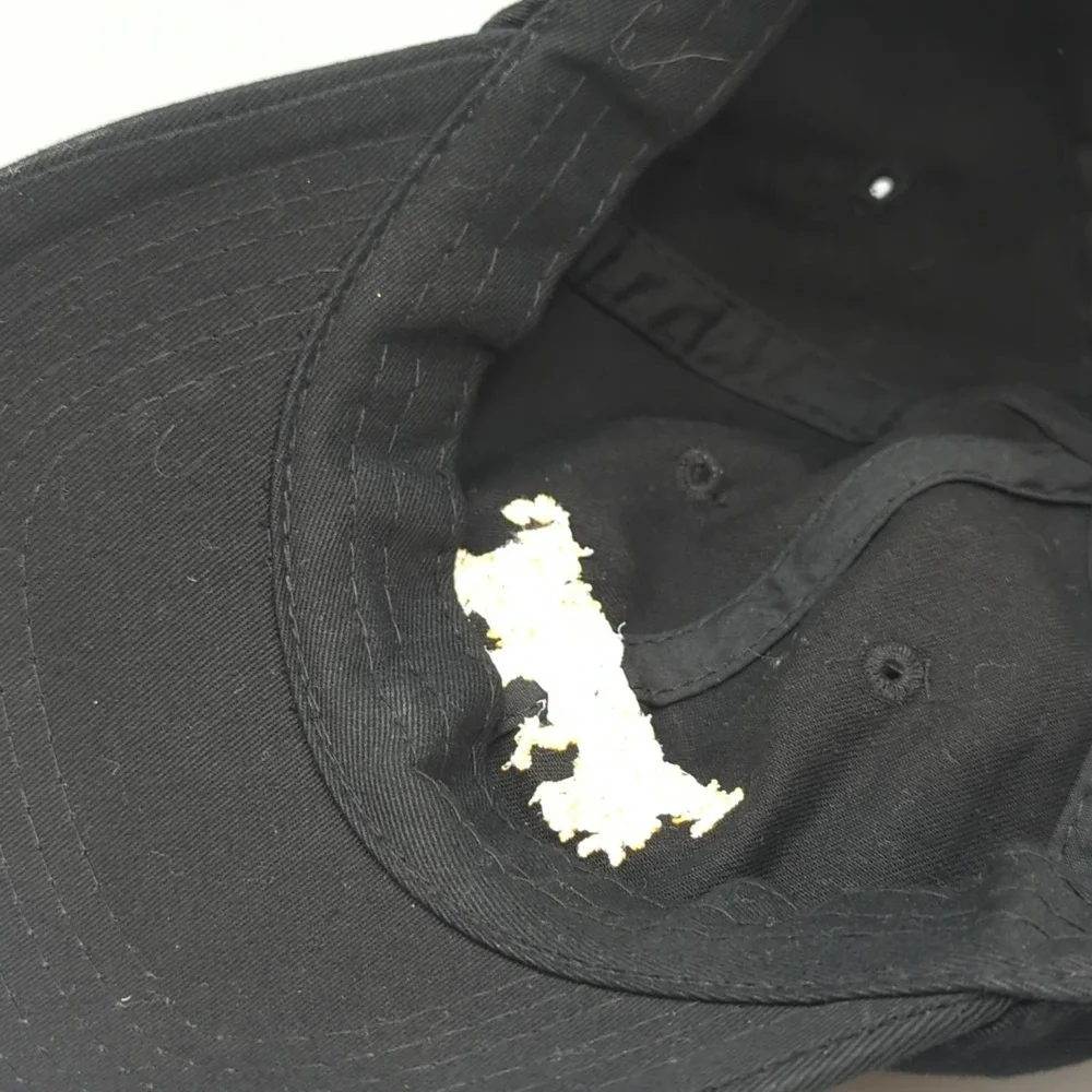 RARE Kanye West Kid Cudi Kids See Ghosts Hat Cap Black Japanese Katakana